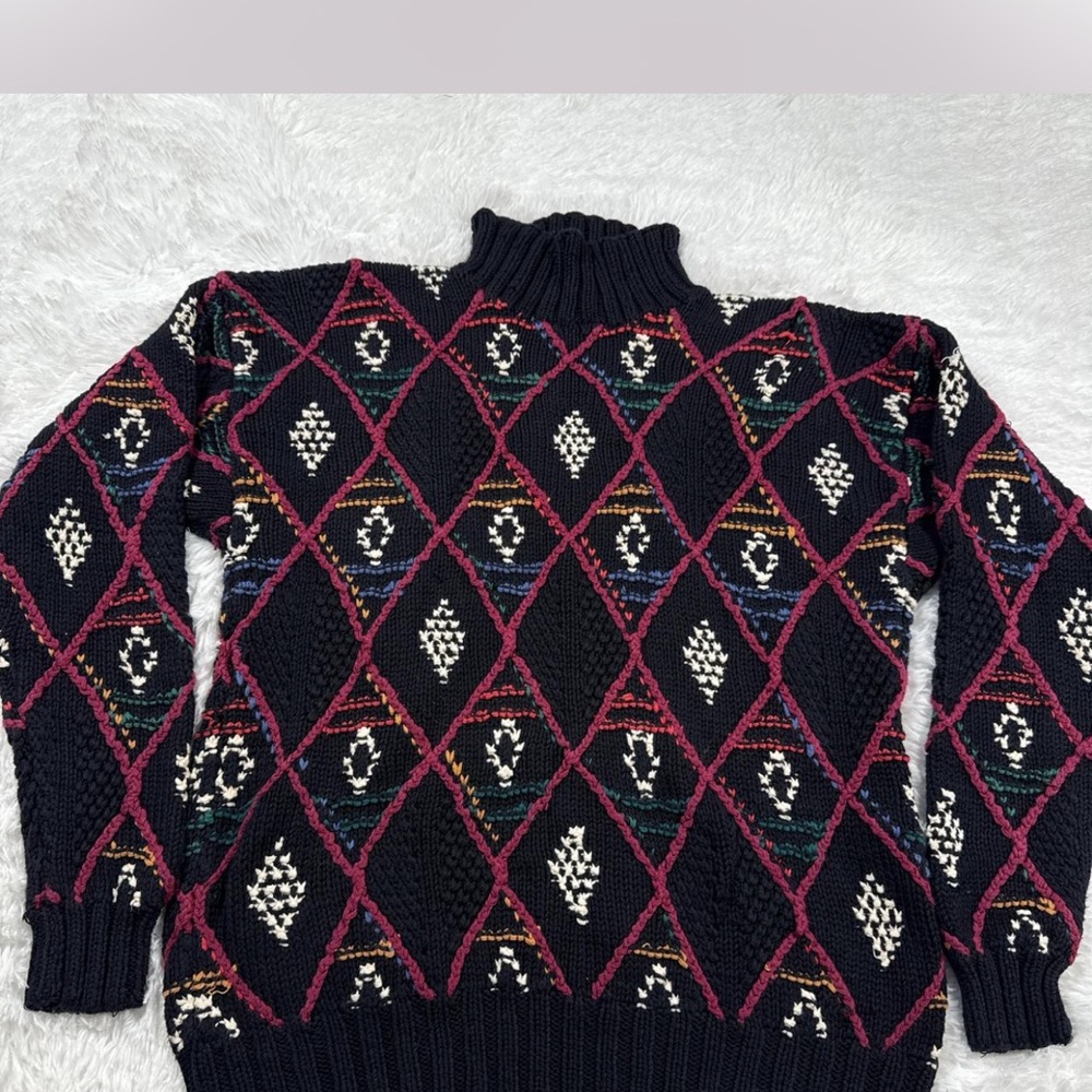 Boston Traders Multicolor Diamond Pattern Turtlen… - image 1